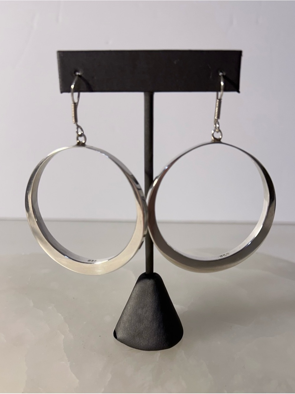 Classic Sterling Silver .925 Hoop Earrings